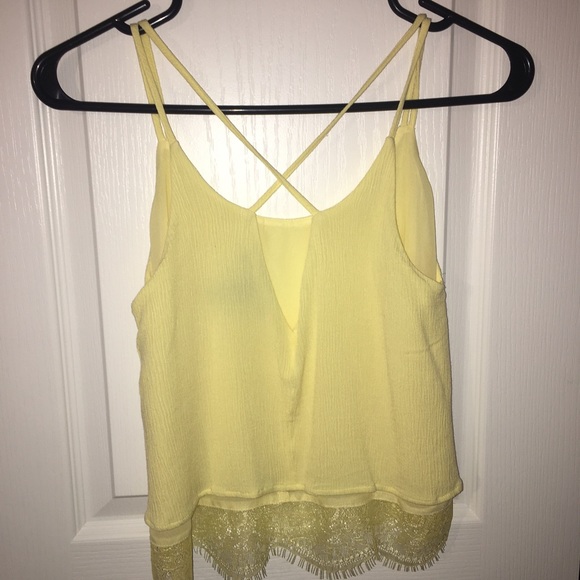 Forever 21 Yellow Tank Top - Picture 2 of 5
